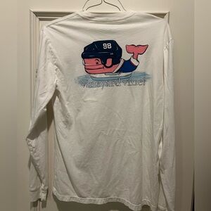Men’s Vineyard Vines Long Sleeve Hockey Tee Size S